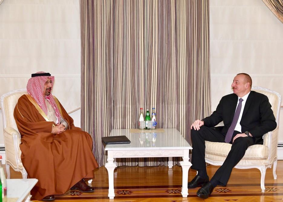 President Aliyev receives Saudi Arabian minister of energy, industry and mineral resources [UPDATE]