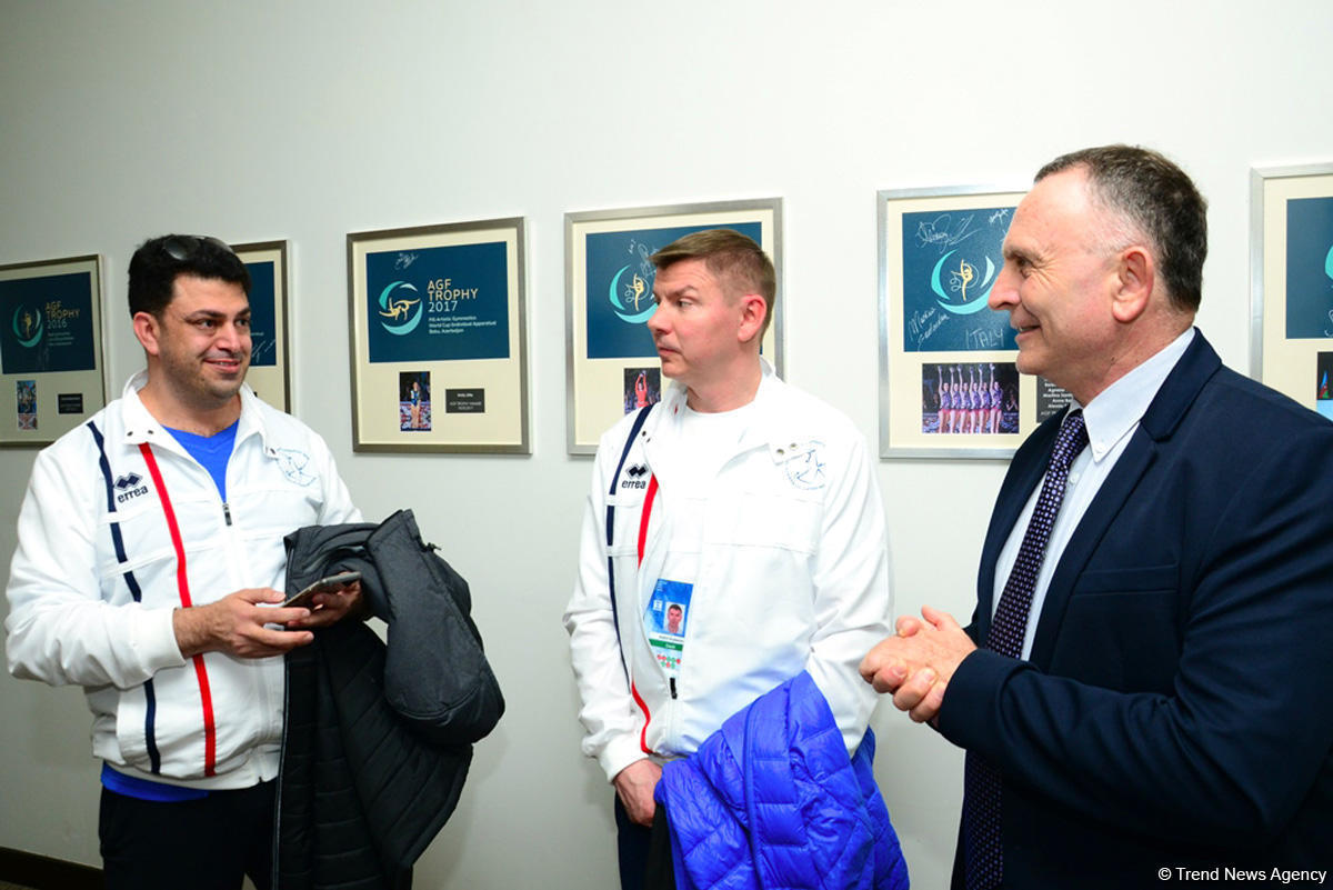 Israeli envoy: I am very proud that Israeli gymnast won gold medal at World Cup in Baku [PHOTO]