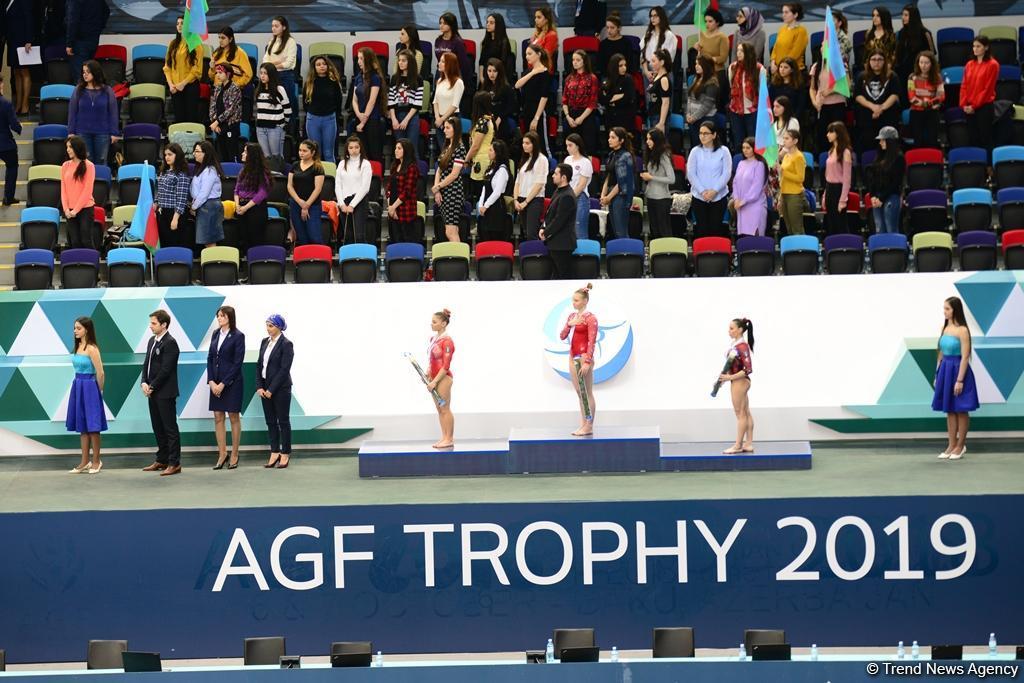 Winners of second day of finals of FIG Artistic Gymnastics World Cup