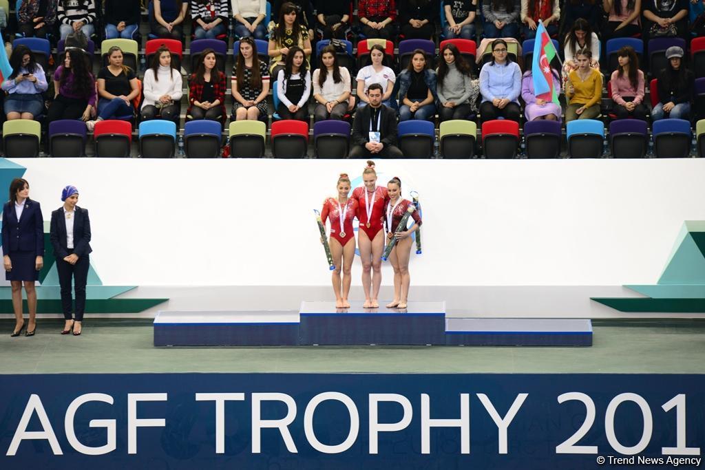 Winners of second day of finals of FIG Artistic Gymnastics World Cup