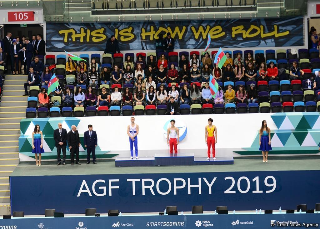Winners of second day of finals of FIG Artistic Gymnastics World Cup