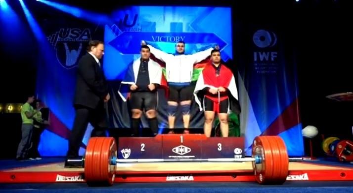 National weightlifter wins gold in world championship