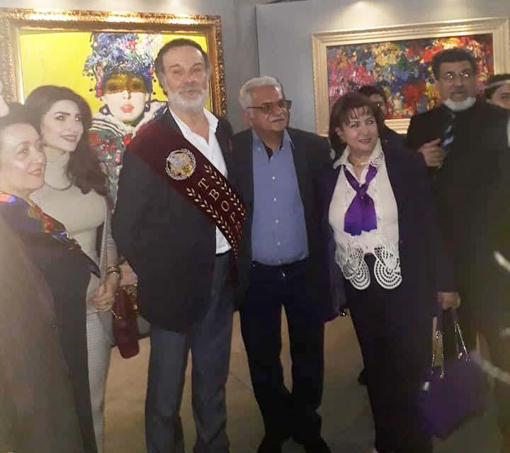 Baku Crystal Hall hosts exhibition of world famous artist [PHOTO]