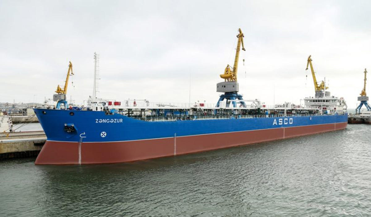 Zangezur tanker overhauled in Azerbaijan [PHOTO]
