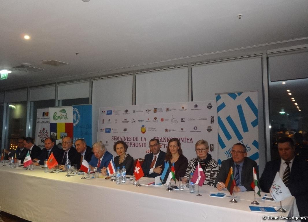 Press conference ahead of Francophonie Weeks held in Baku [PHOTO]