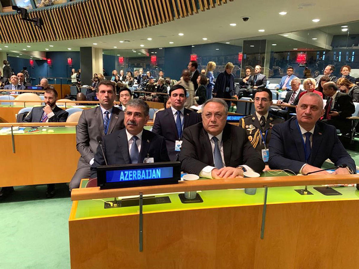 Azerbaijani Defense Minister attends UN Peacekeeping Ministerial Conference