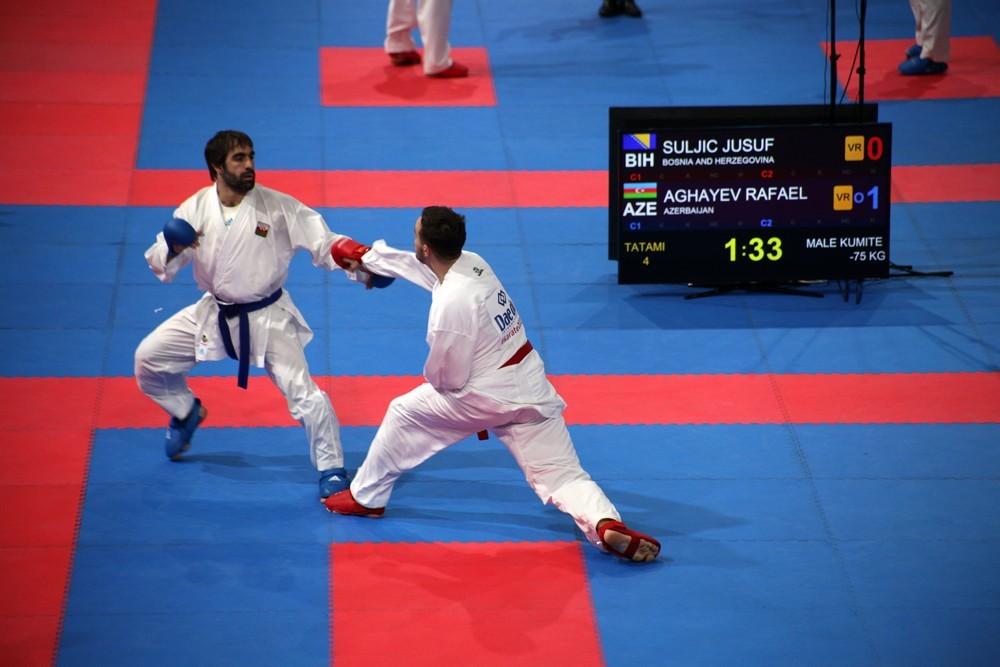 Azerbaijani karate fighter reaches EKF Senior Championships final