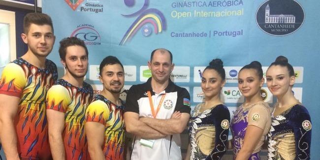 Azerbaijani gymnasts perform at World Cup in Portugal