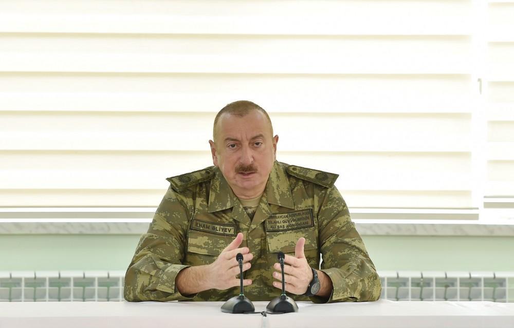 Azerbaijan's president: We are doing and will continue to do everything necessary for our army
