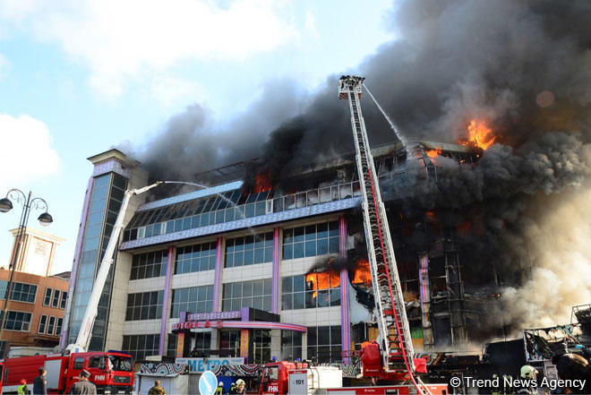 Banks to write off penalties on loans of businessmen of burnt down shopping center in Baku