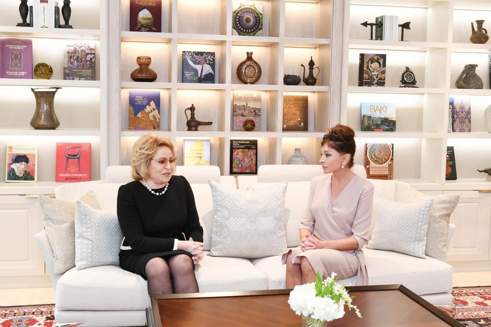 Azerbaijan's First VP Mehriban Aliyeva meets Chairperson of Russian Federation Council [UPDATE]