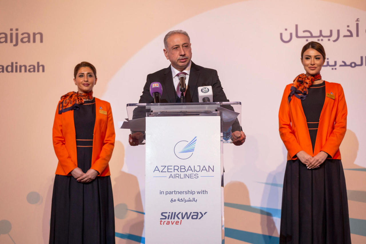 Azerbaijan's national air carrier presents new destinations to Saudi Arabia in Riyadh [PHOTO]