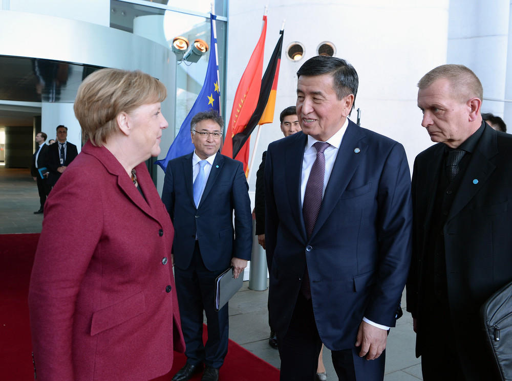 Kyrgyz President meets German Chancellor [PHOTO] - Gallery Image