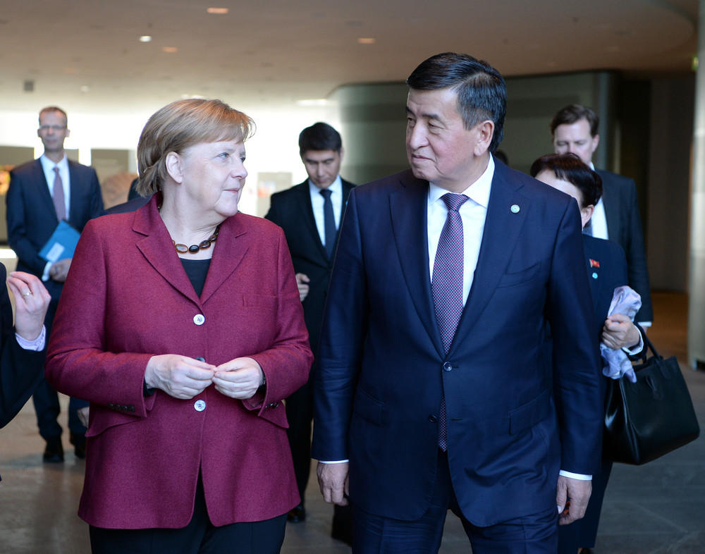 Kyrgyz President meets German Chancellor [PHOTO] - Gallery Image
