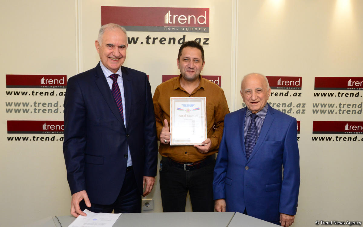 Staff members of Trend news agency awarded for positive coverage of 100th anniversary of Azerbaijani Security Bodies [PHOTO]