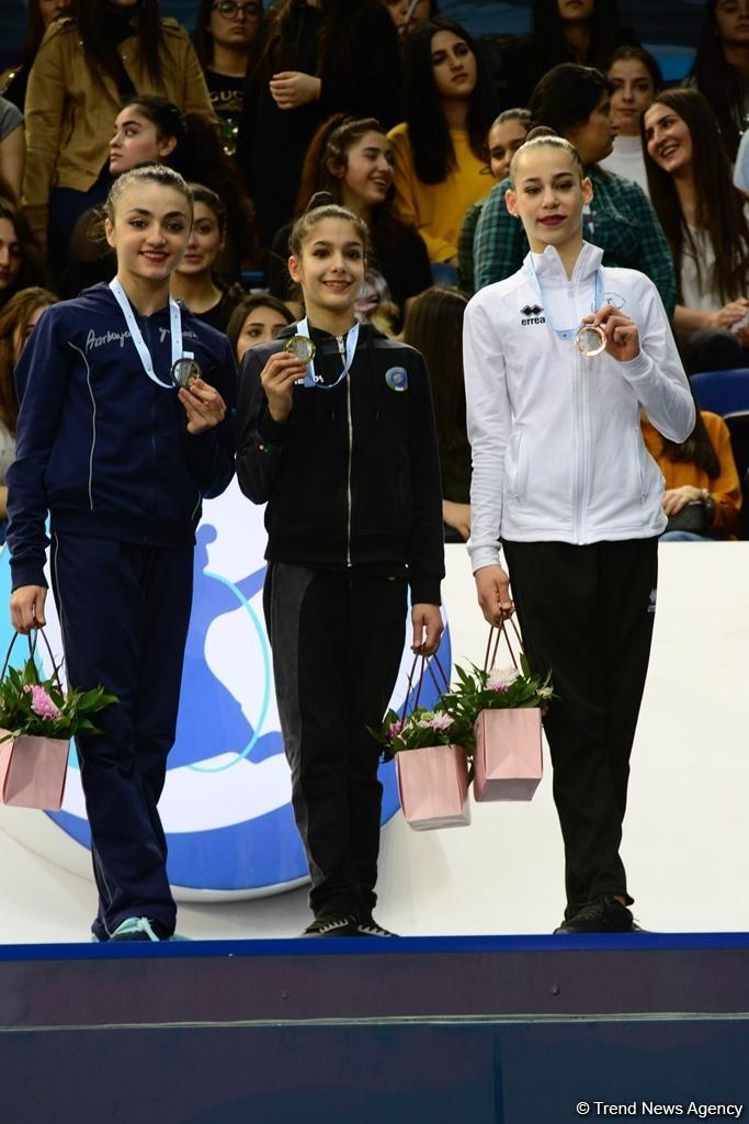 Azerbaijani gymnasts win three medals: Winners of AGF Junior Trophy in rope, ball, clubs, ribbon exercises named in Baku [PHOTO]
