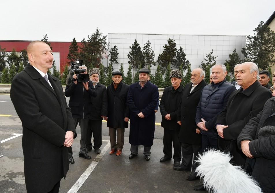 Azerbaijani president attends opening of Mardakan-Gala highway [PHOTO]