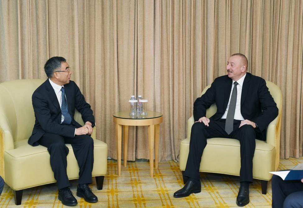 President of Azerbaijan Ilham Aliyev meets Huawei Chairman in Beijing [UPDATE]