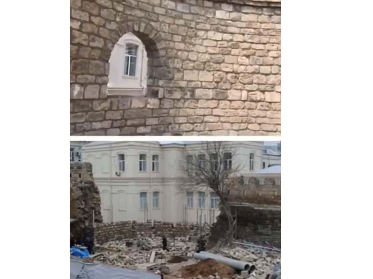 Department of Baku’s "Icherisheher" reserve comments on photos posted online [VIDEO]