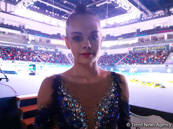 I really liked audience in Baku - Uzbek gymnast