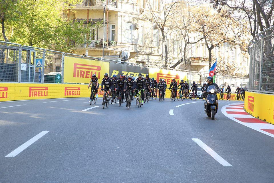 Cycling event held at Baku City Circuit before F1 SOCAR Azerbaijan Grand Prix 2019 [PHOTO] - Gallery Image