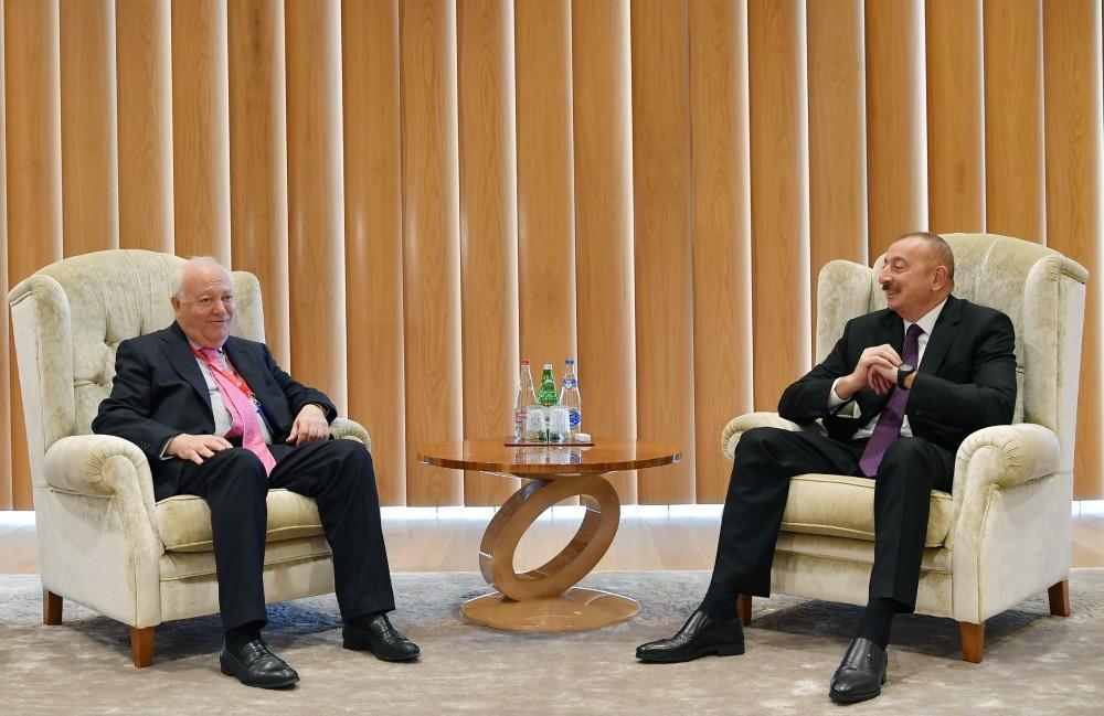 Azerbaijani president receives High Representative of UN Alliance of Civilizations