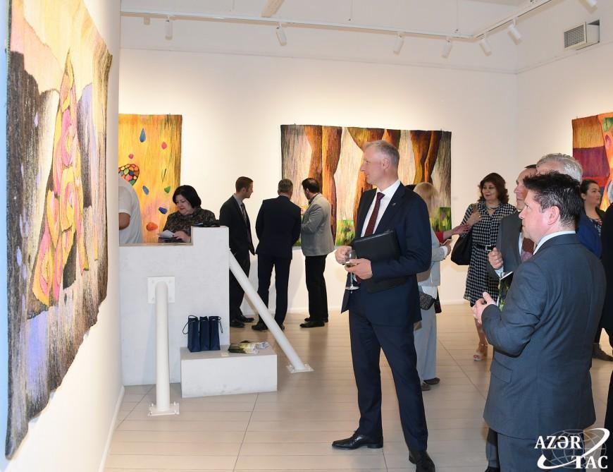 Exhibition of Latvian artist opens in Baku [PHOTO]