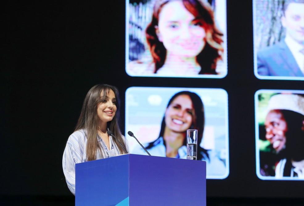 Vice-President of Heydar Aliyev Foundation Leyla Aliyeva attends plenary session of 5th World Forum on Intercultural Dialogue [PHOTO]