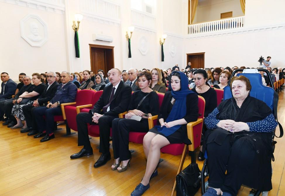 President Aliyev, First Lady Mehriban Aliyeva attend farewell ceremony for prominent composer Arif Malikov [PHOTO]