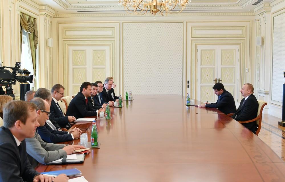 Azerbaijani president receives delegation of Chamber of Deputies of Czech Parliament [UPDATE]