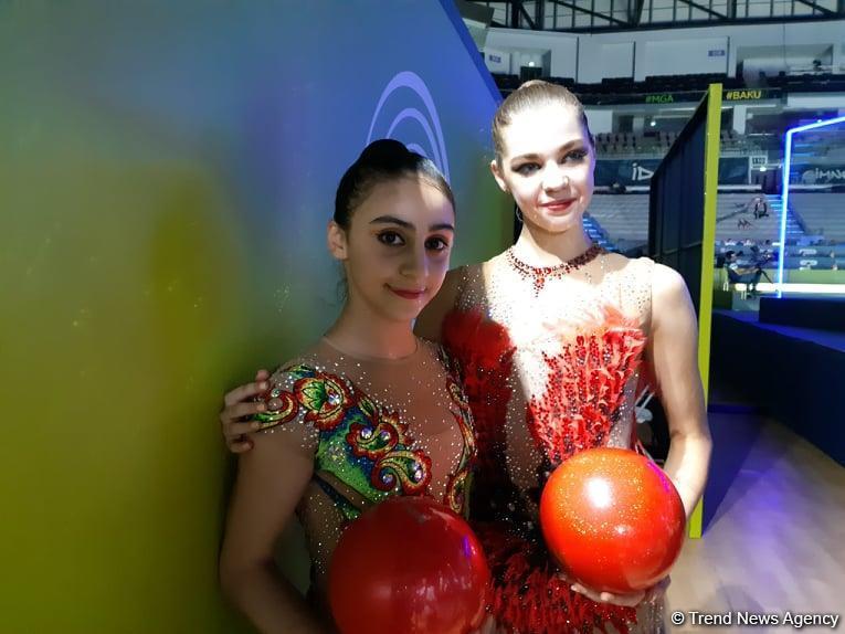 Azerbaijani gymnasts thank audience for support, say no rivalry between them