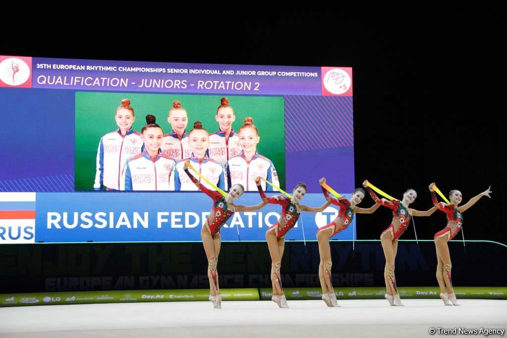 Finalists named in European Rhythmic Gymnastics Championships in group exercises with five ribbons