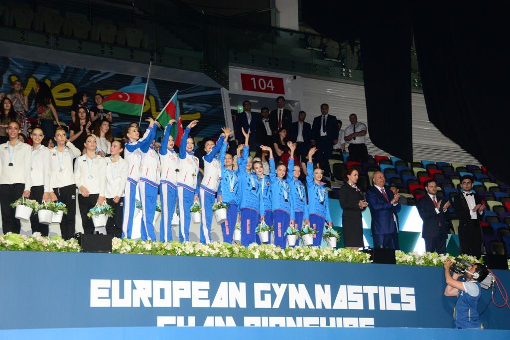 Winners of 35th European Rhythmic Gymnastics Championships awarded in Baku [PHOTO]