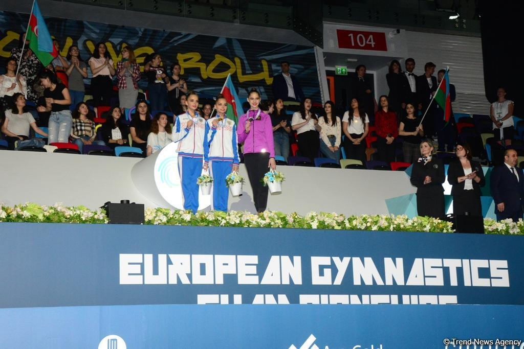 Winners of the 35th European Rhythmic Gymnastics Championships awarded in Baku [PHOTO]