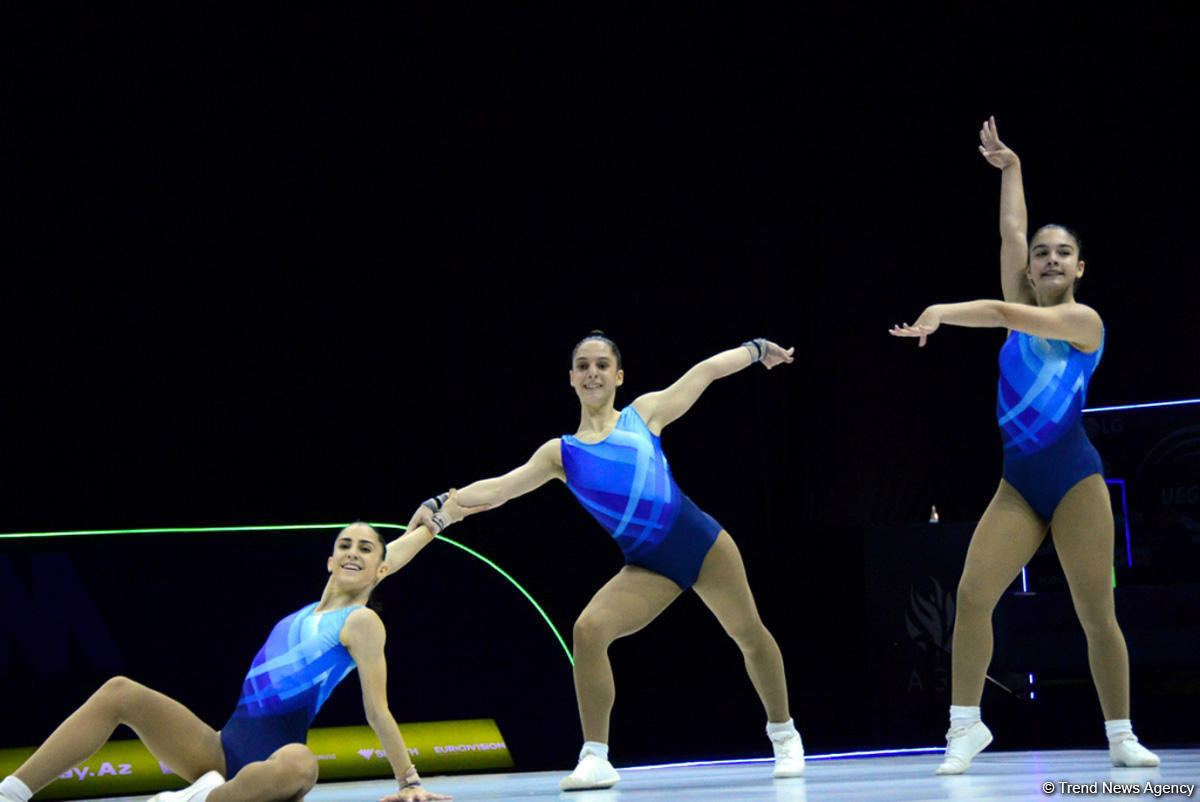 Training underway in Baku for European Aerobic Gymnastics Championships