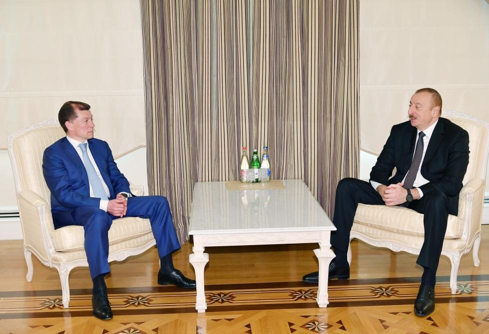 Azerbaijani president receives Russian minister of labour and social protection [UPDATE]