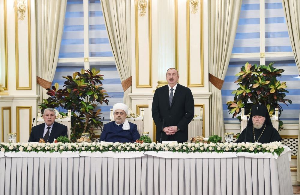 President Ilham Aliyev attended Iftar ceremony on the occasion of holy month of Ramadan