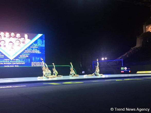 Finalists of European Aerobic Gymnastics Championship among groups named in Baku