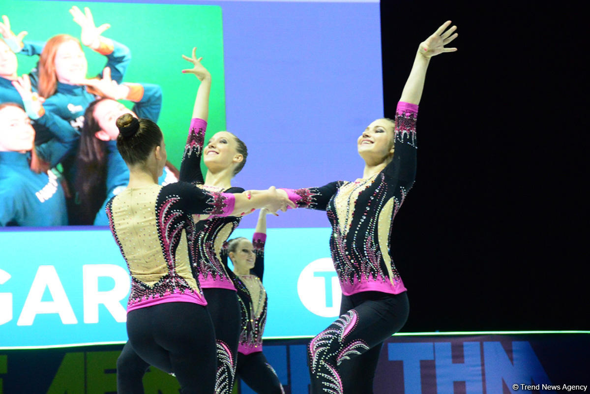 Competitions as part of Day 2 of European Aerobic Gymnastics Championships in Baku continue [PHOTO]