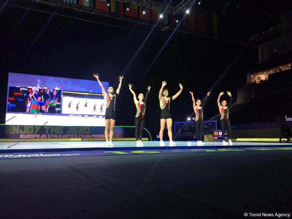 Group team of Azerbaijan qualify for final of 11th European Aerobic Gymnastics Championship