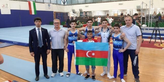 Azerbaijani gymnasts won six medals in Budapest