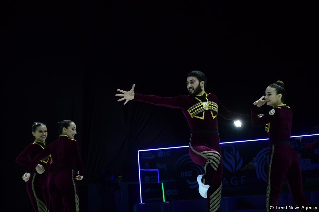 Azerbaijani team wins gold medal in “Aerobic Dance” within 11th European Aerobic Gymnastics Championships [PHOTO]