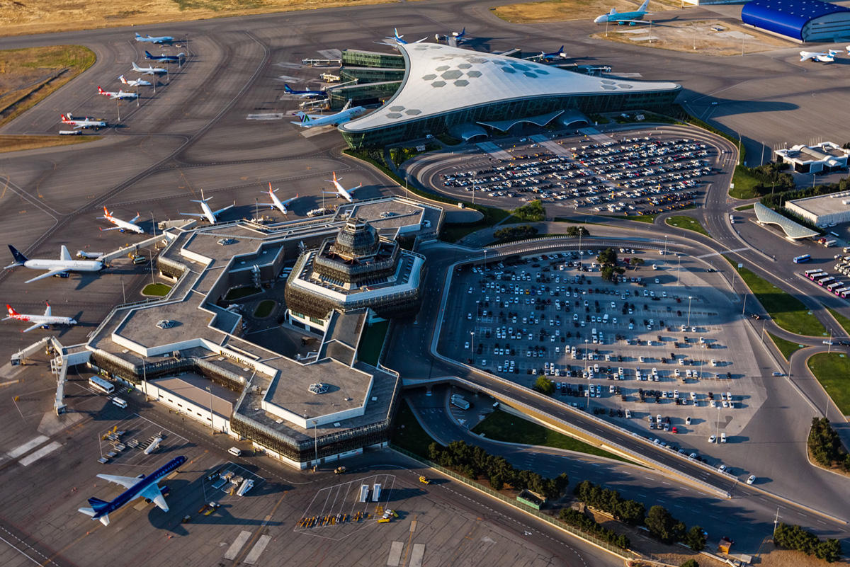 Baku's Heydar Aliyev International Airport operates on schedule despite weather conditions