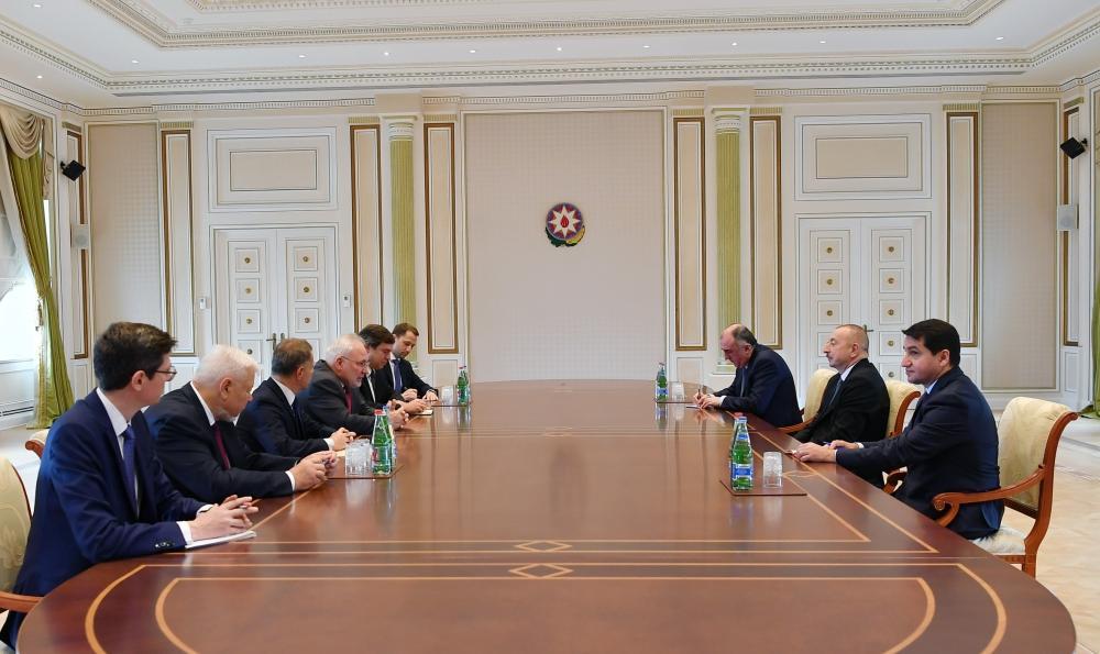 President Ilham Aliyev receives OSCE Minsk Group co-chairs