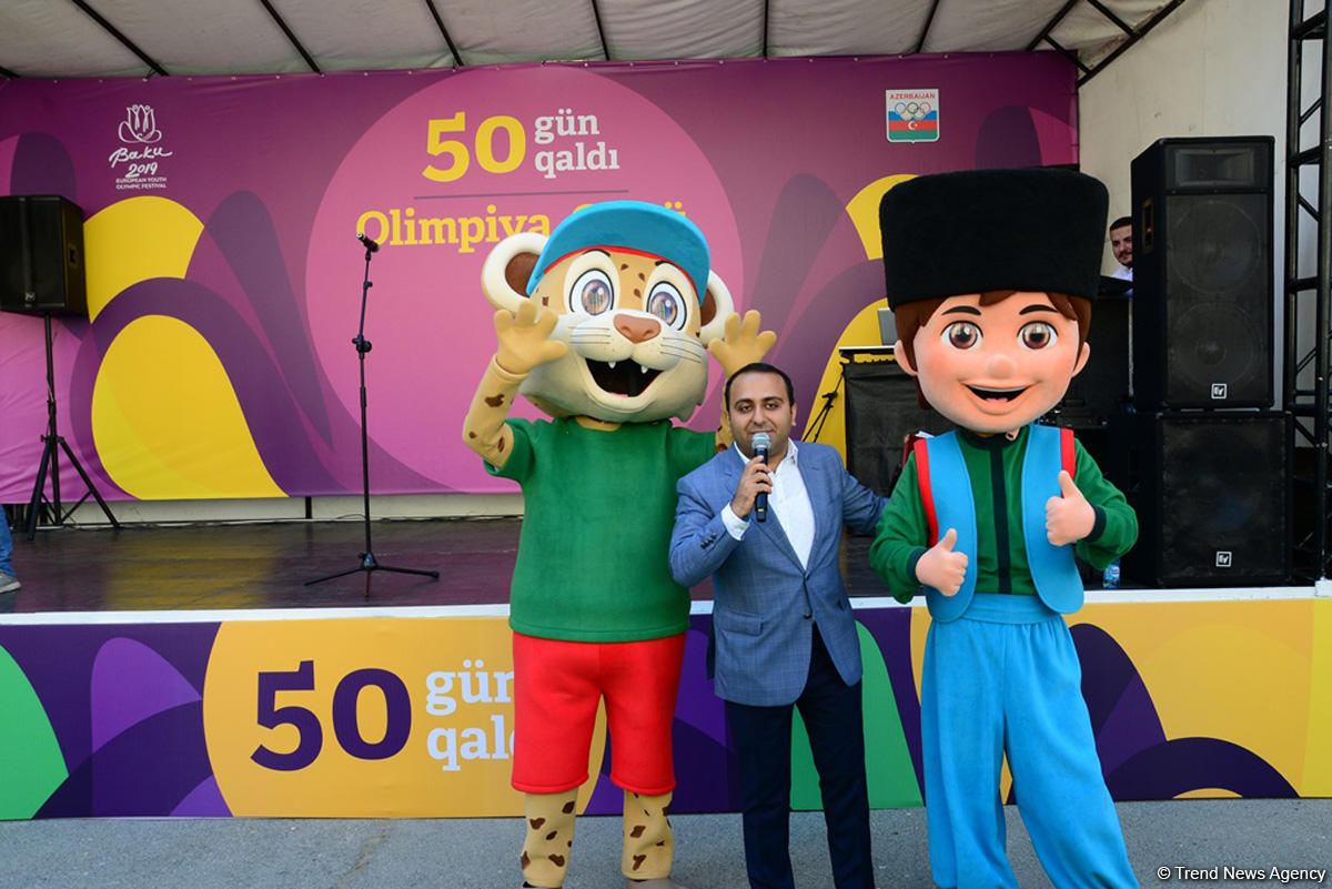 Mascots of 15th Summer European Youth Olympic Festival presented in Baku