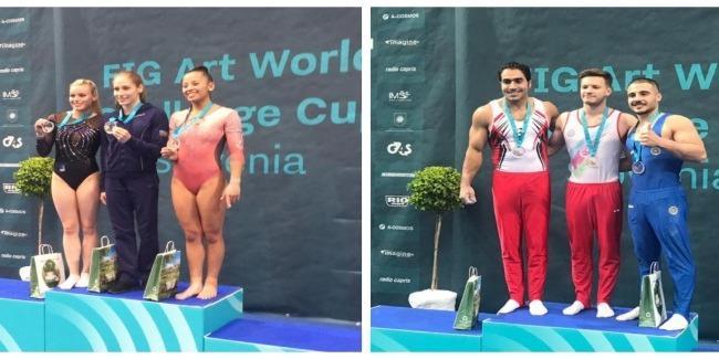 National gymnasts win two gold medals in Slovenia