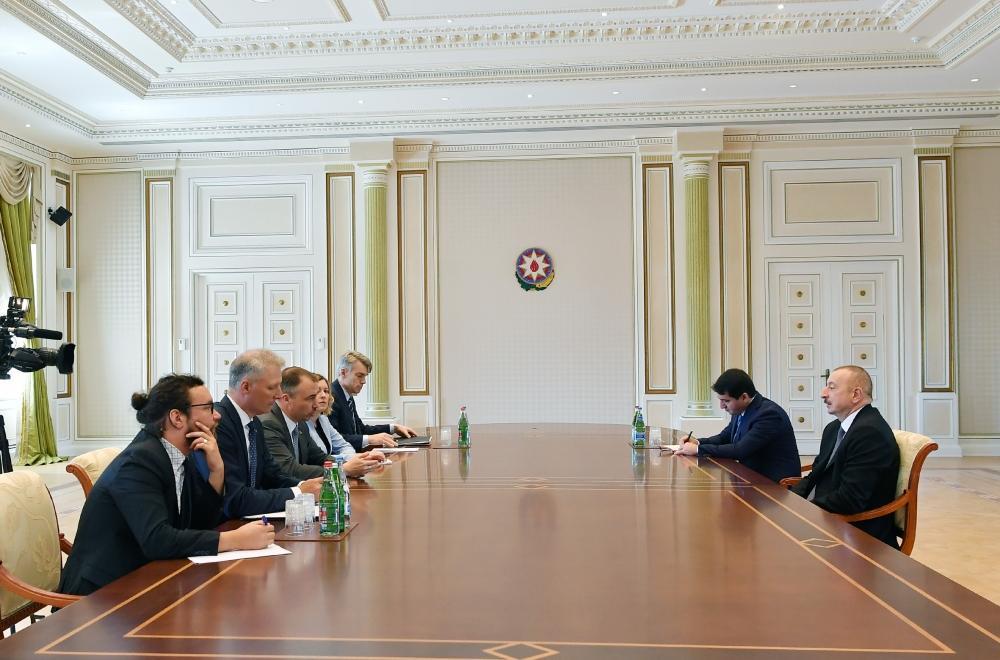 Azerbaijani President Ilham Aliyev receives delegation led by EU special representative [UPDATE]