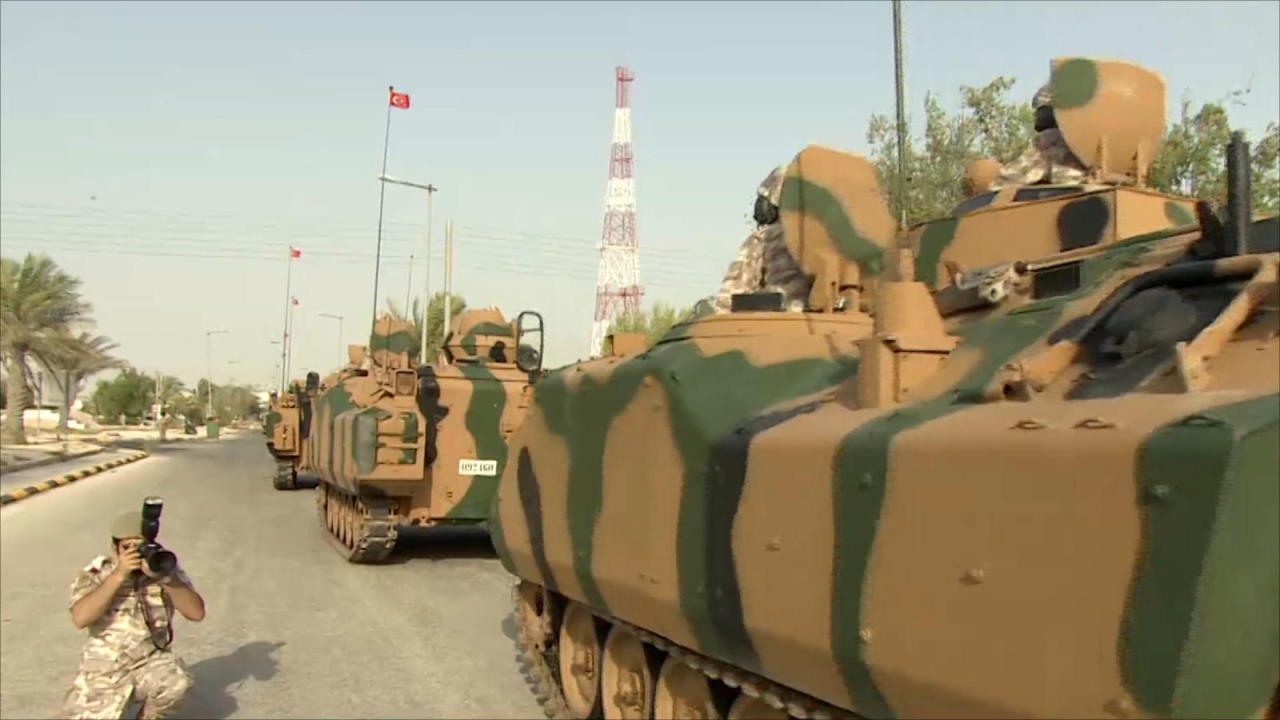 Turkey moving military equipment to border with Iraq