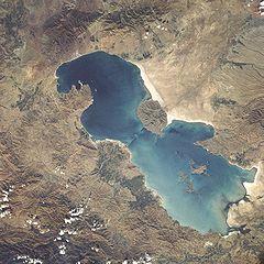 Water surface of Iran's Urmia Lake expands