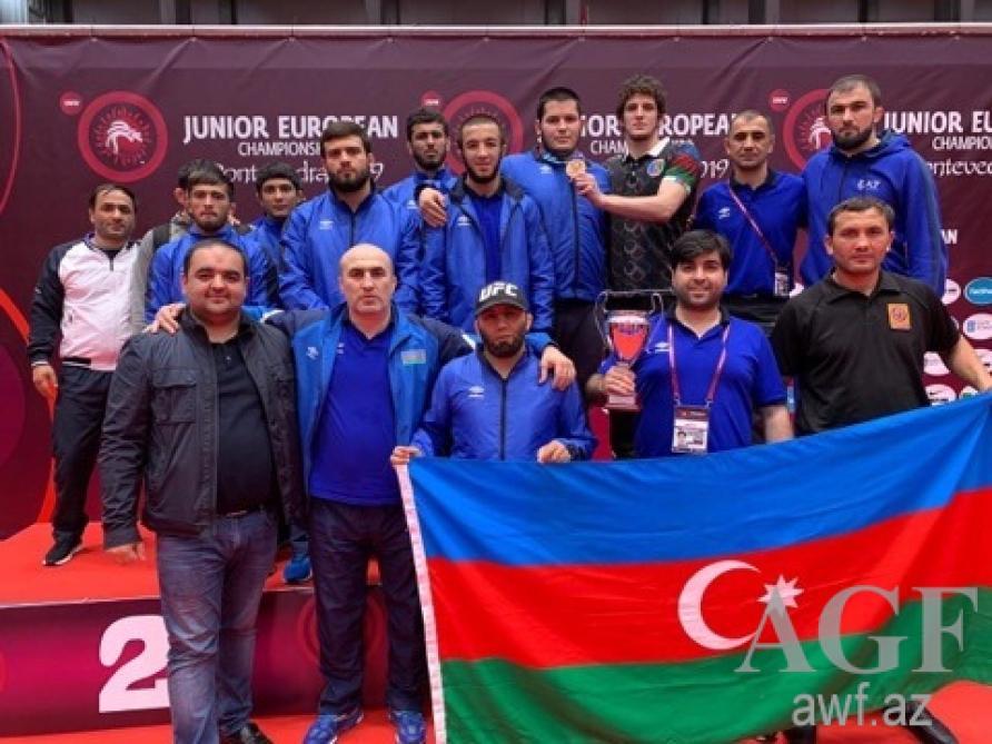 National wrestling team in Top-3 of Junior European Championships